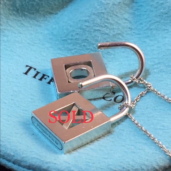 Tiffany & Co. Jewelry - Tiffany & Co. Letter “O” Pad Lock Necklace